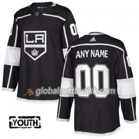 Los Angeles Kings Hockeydrakt Custom 2017-2018 Svart Adidas Authentic - Barn